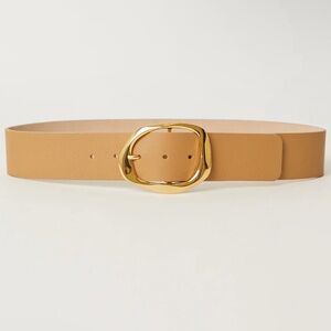 B-Low the Belt EDMOND LEATHER BELT neutral leather perfect condition with tags
